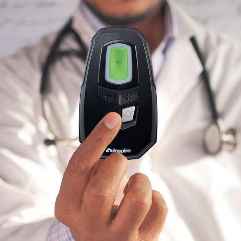 Inspire Sleep Remote Control for Sleep Apnea Treatment